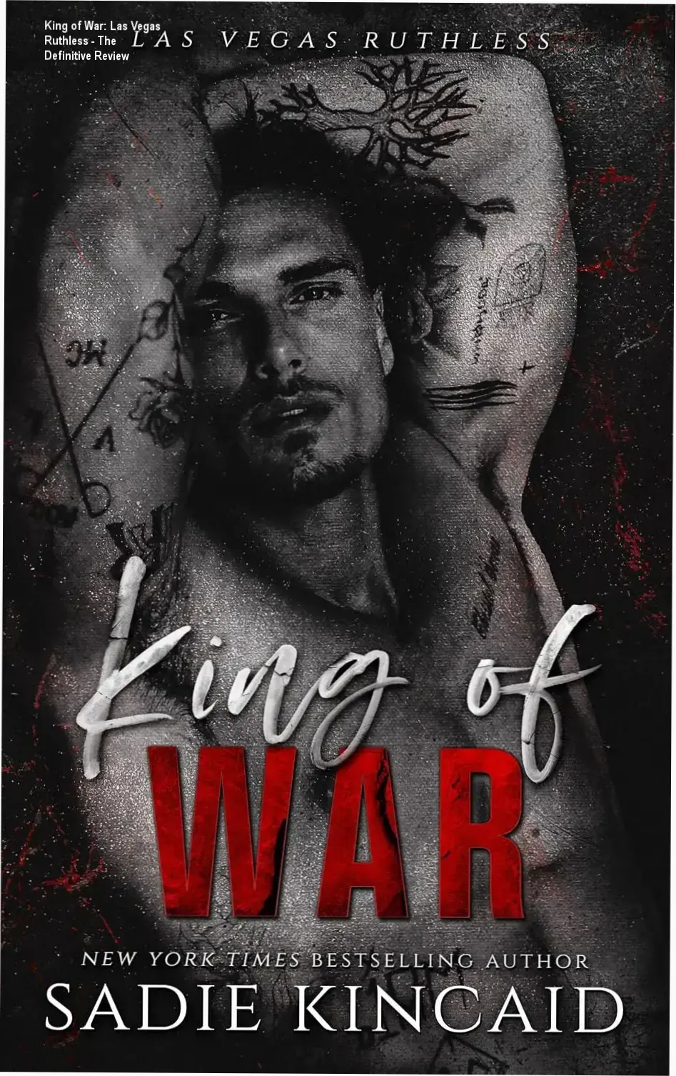 Digital ebook cover of King of War: A Dark Mafia Romance by Sadie Kincaid