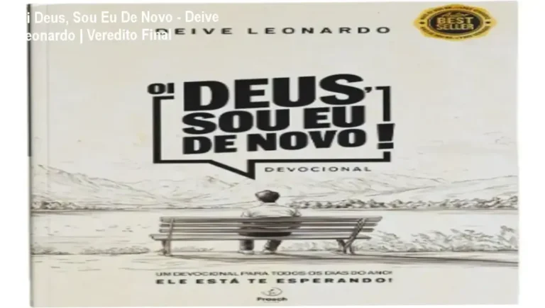 Livro Devocional Oi Deus Sou Eu De Novo de Deive Leonardo para renovação espiritual diária