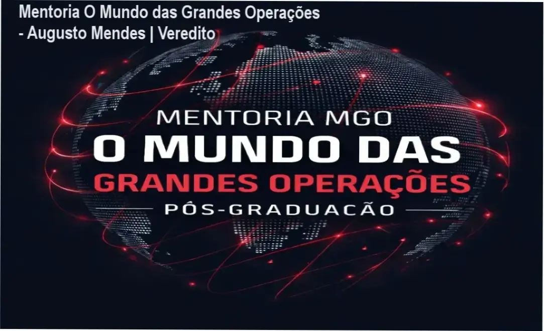 Dr. Augusto Mendes apresentando a Mentoria O Mundo das Grandes Operações para advogados