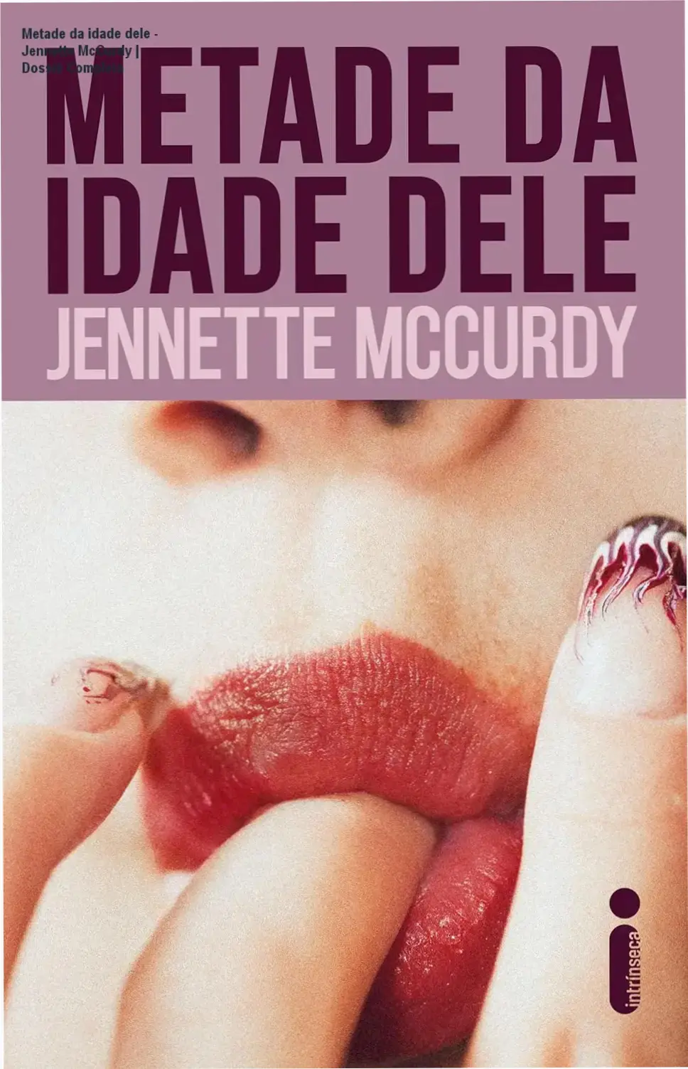 Capa do ebook Metade da idade dele de Jennette McCurdy em dispositivo digital