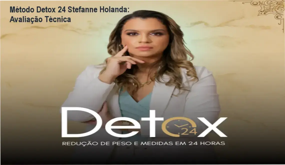 Ebook Método Detox 24 de Stefanne Holanda para profissionais de estética corporal