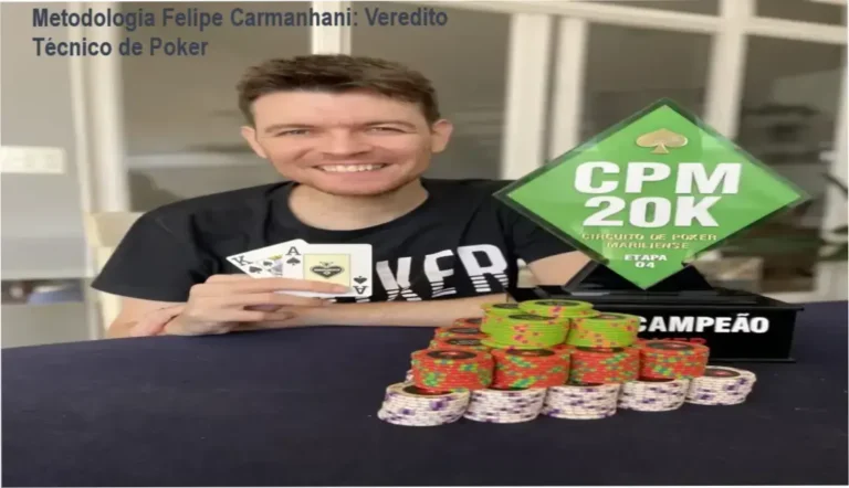 Interface do curso Metodologia Felipe Carmanhani com foco em estratégias de poker profissional