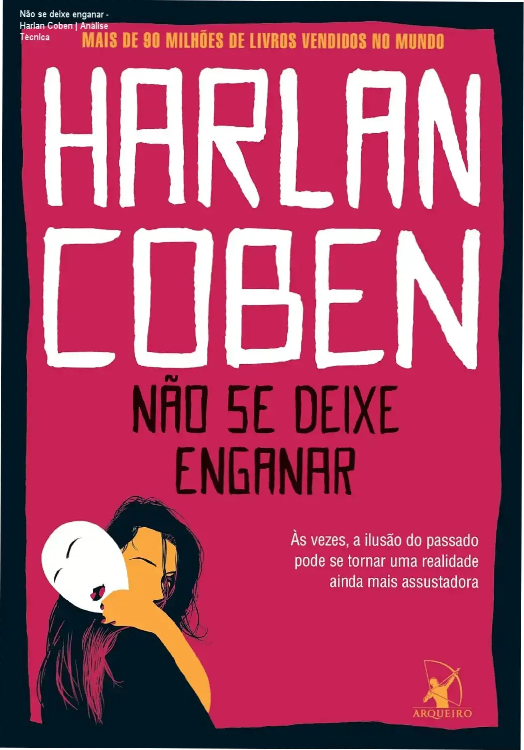 Capa do eBook Não se deixe enganar de Harlan Coben em dispositivo digital
