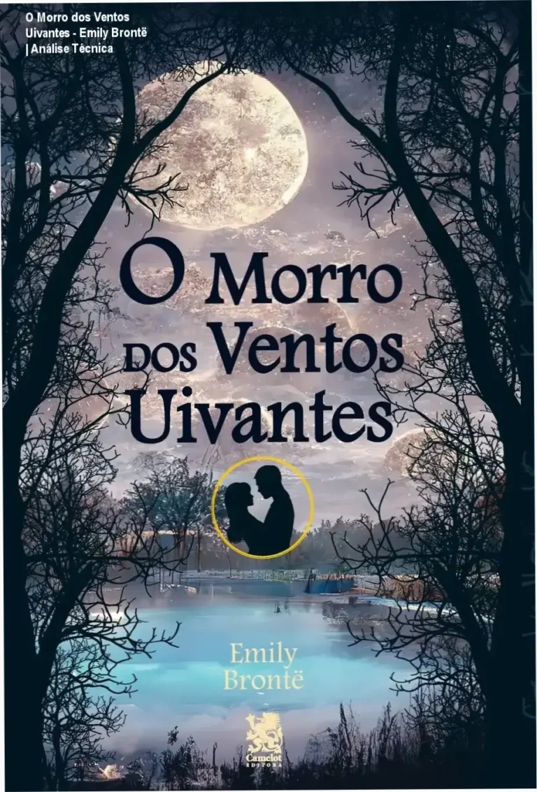 Capa do livro O Morro dos Ventos Uivantes de Emily Brontë em formato digital