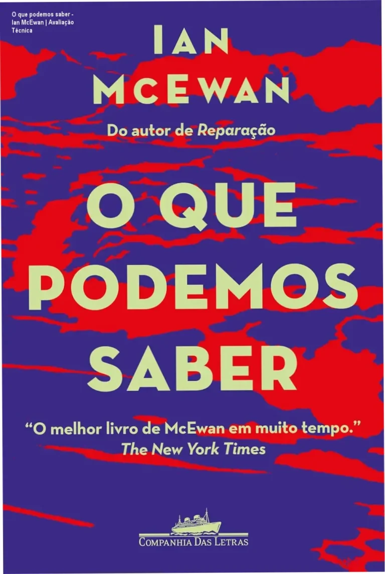 Capa do livro O que podemos saber de Ian McEwan em dispositivo digital