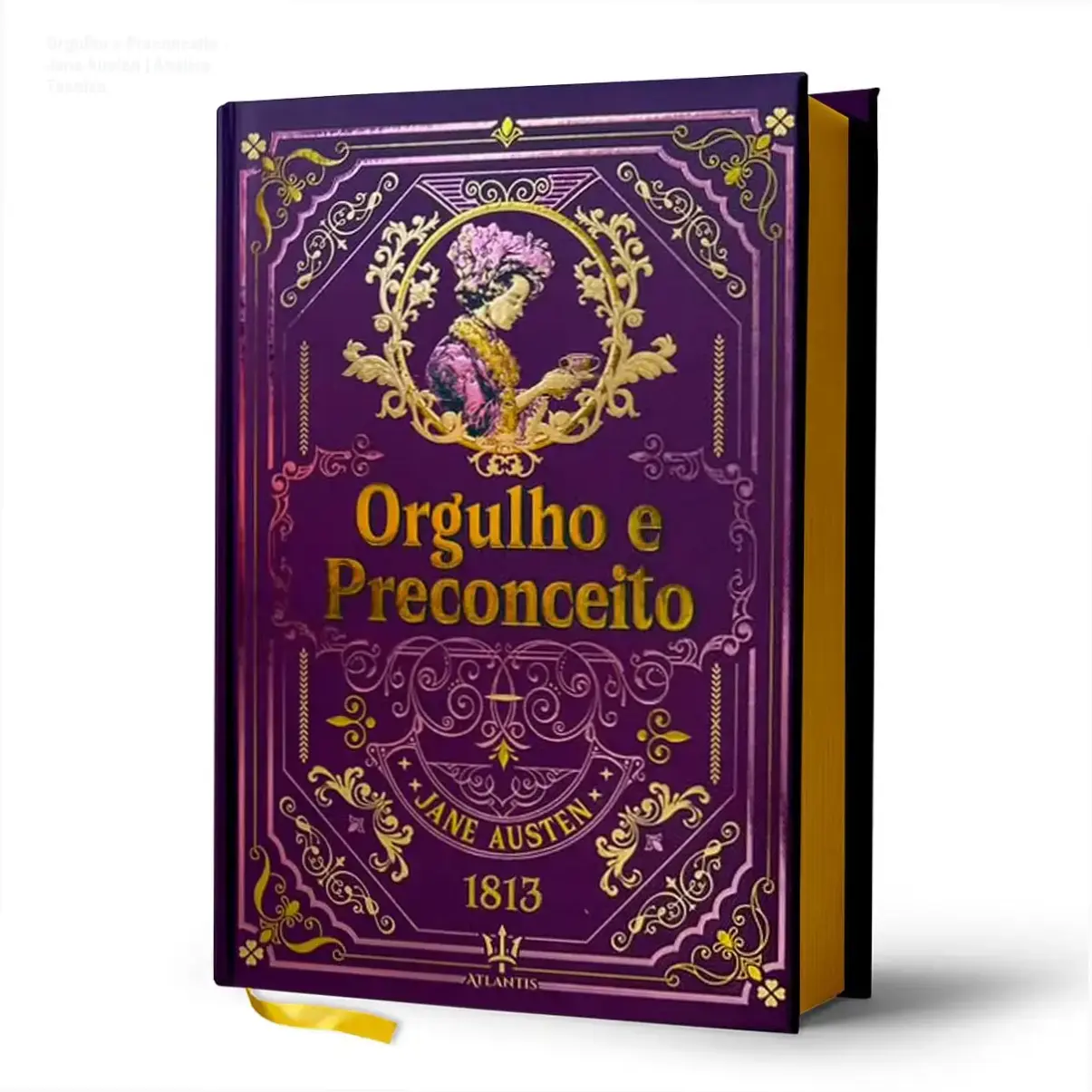 Livro Orgulho e Preconceito de Jane Austen edição de luxo capa dura