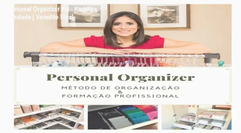 Material do curso Personal Organizer 3.0 de Karolina Trindade para formação profissional