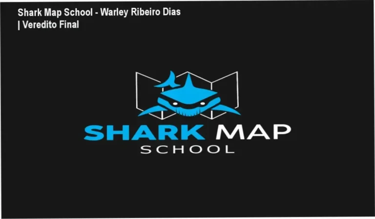 Interface do curso Shark Map School detalhando o Método 3M's de manipulação de mercado