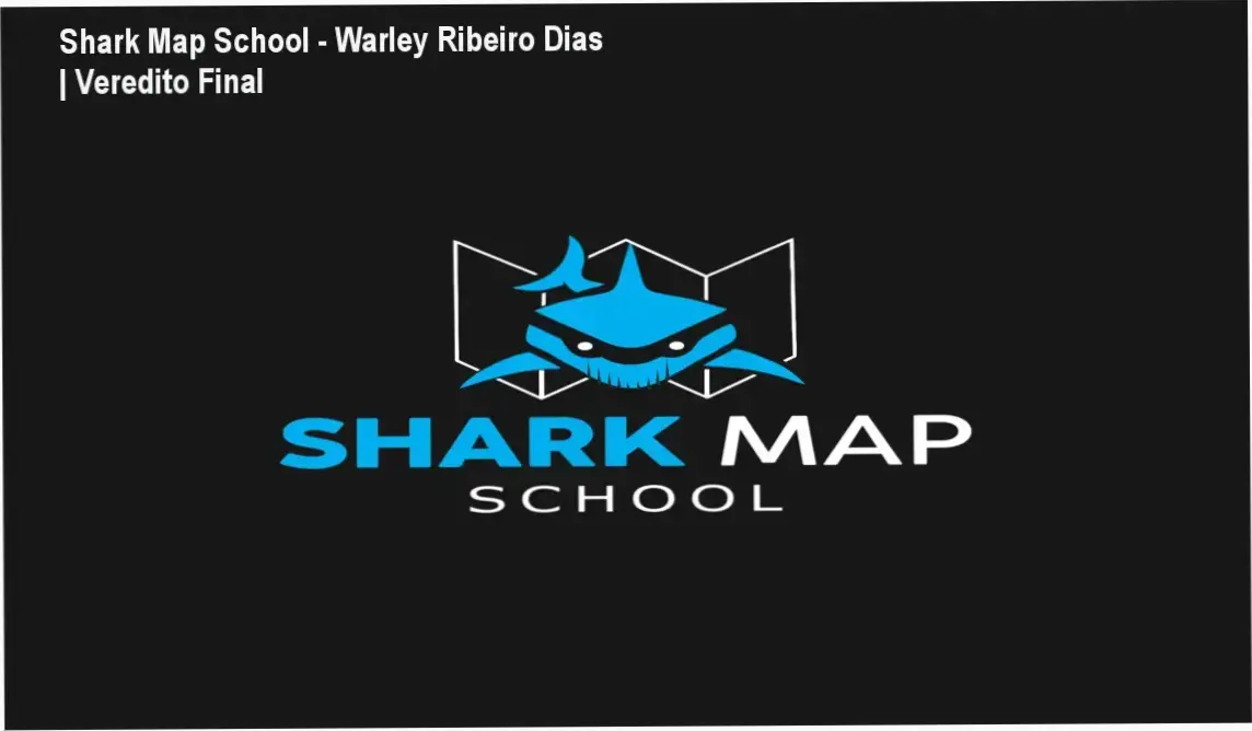 Interface do curso Shark Map School detalhando o Método 3M's de manipulação de mercado