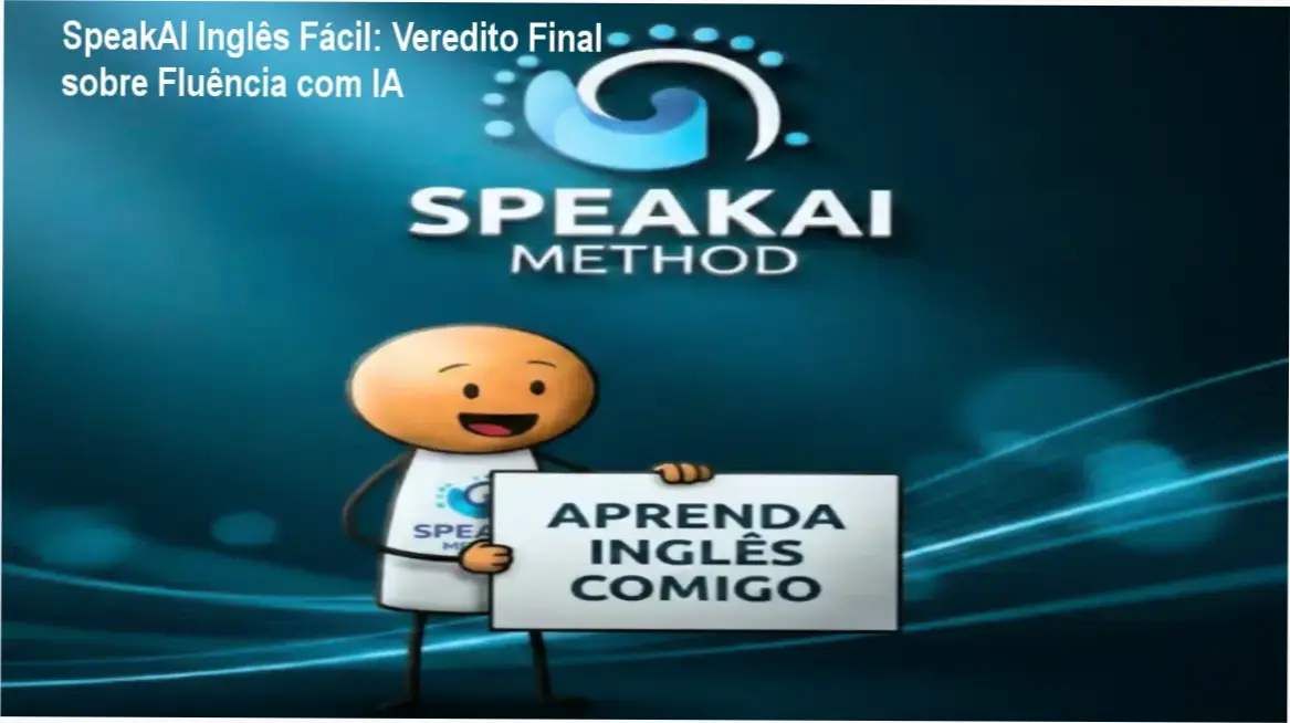 Interface do SpeakAI Inglês Fácil demonstrando a prática de conversação com inteligência artificial