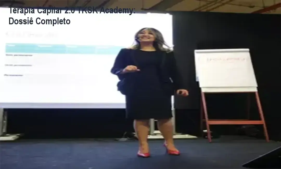 Certificação profissional e materiais do curso Terapia Capilar 2.0 da TKSK Academy