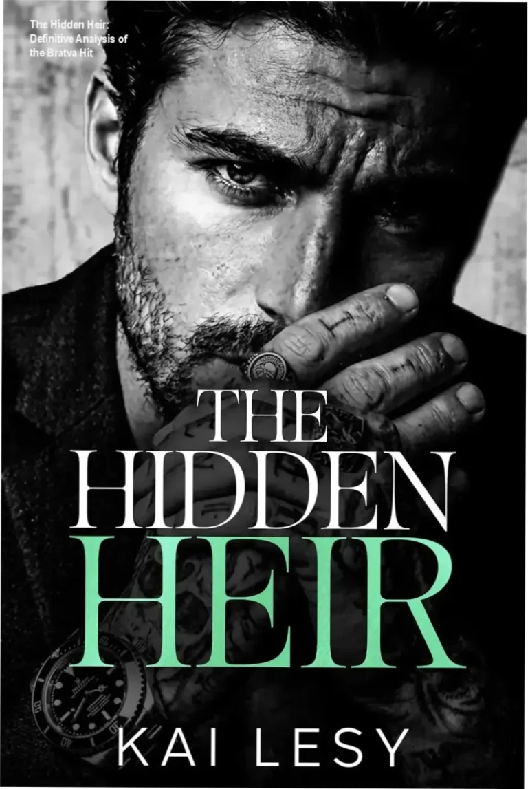 Digital ebook cover of The Hidden Heir by Kai Lesy depicting a dark mafia romance