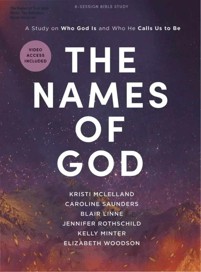 The Names of God Bible Study for women book and video access materials