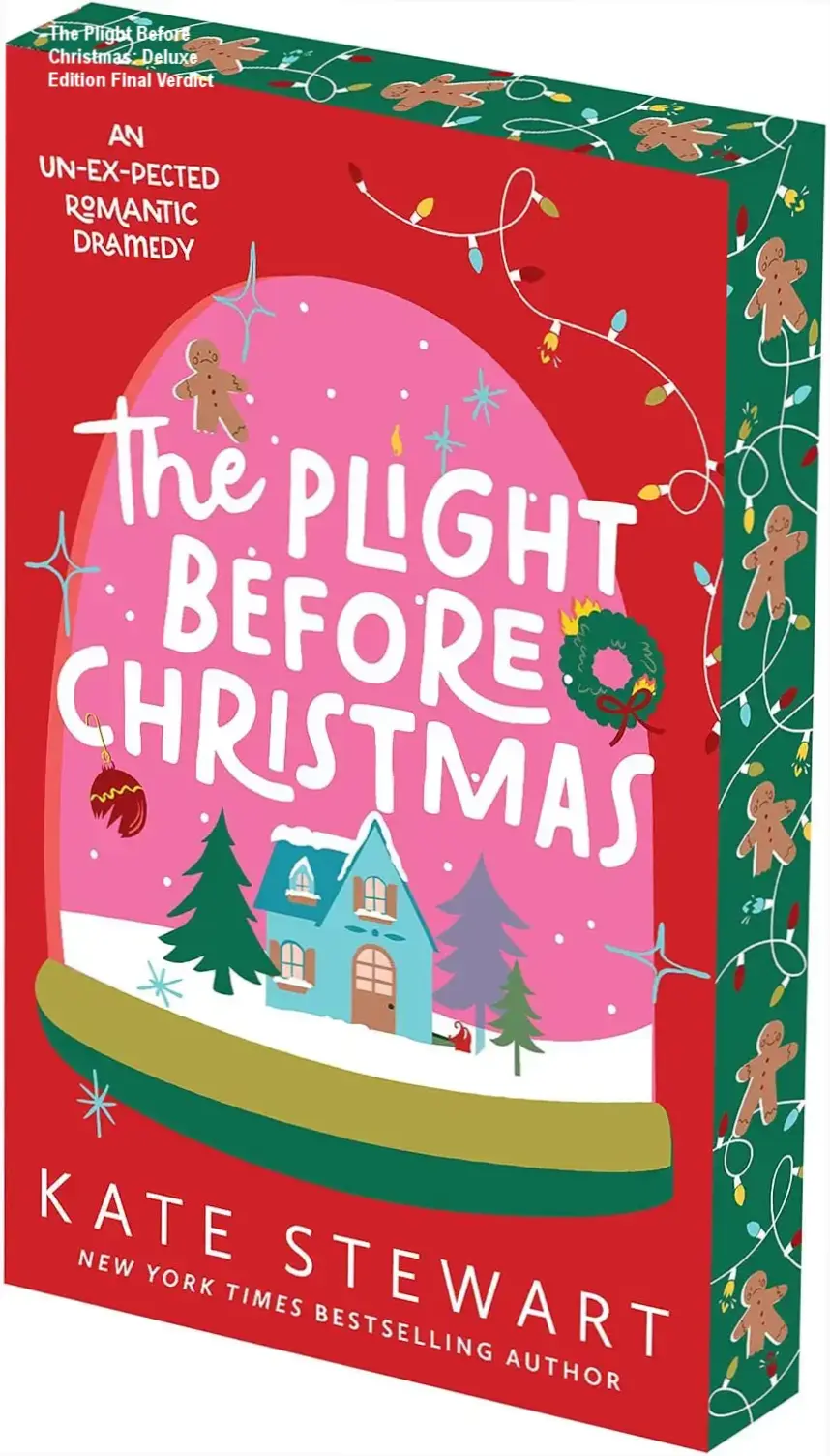The Plight Before Christmas Deluxe Limited Edition book cover by Kate Stewart