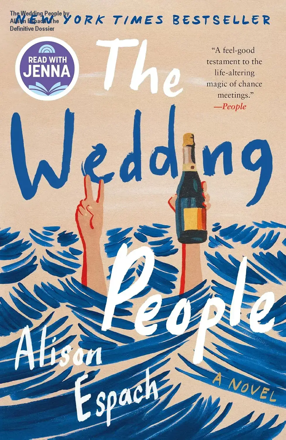 Book cover of The Wedding People by Alison Espach highlighting its status as a 2024 Best Book of the Year.