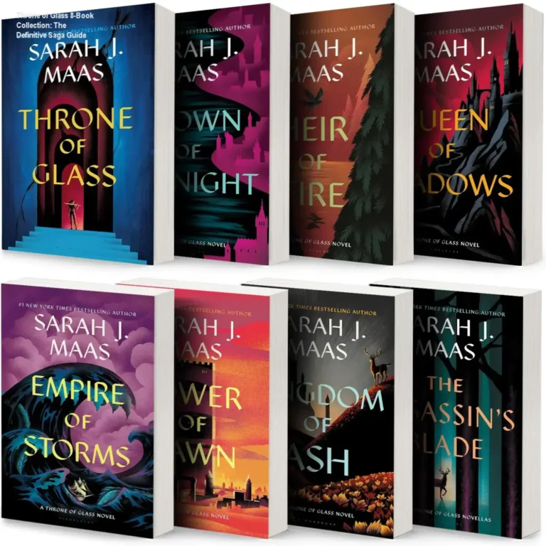 The complete 8-book paperback collection of the Throne of Glass series by Sarah J. Maas