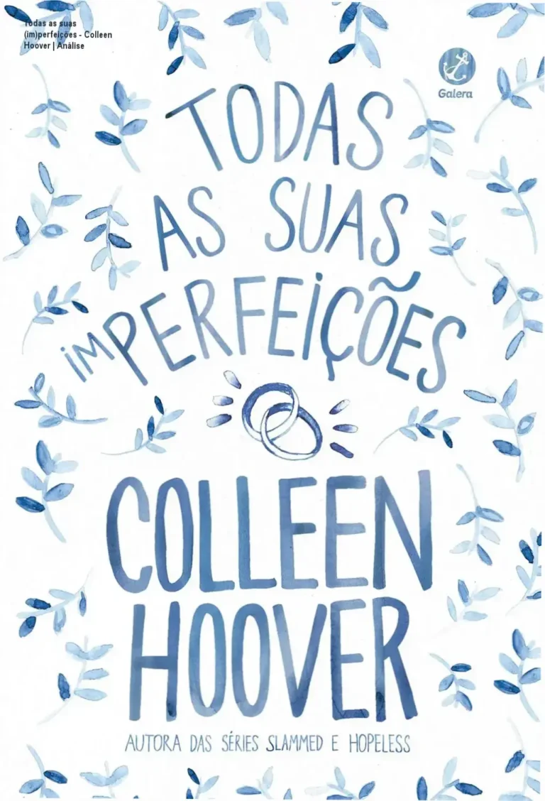 Capa do livro Todas as suas (im)perfeições de Colleen Hoover em versão digital