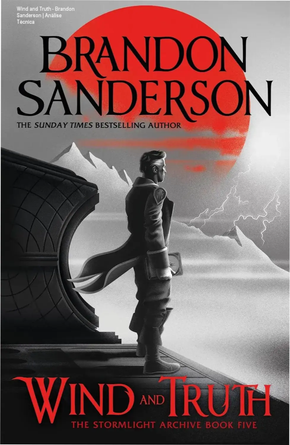 Capa do eBook Wind and Truth de Brandon Sanderson, volume 5 da série Stormlight Archive