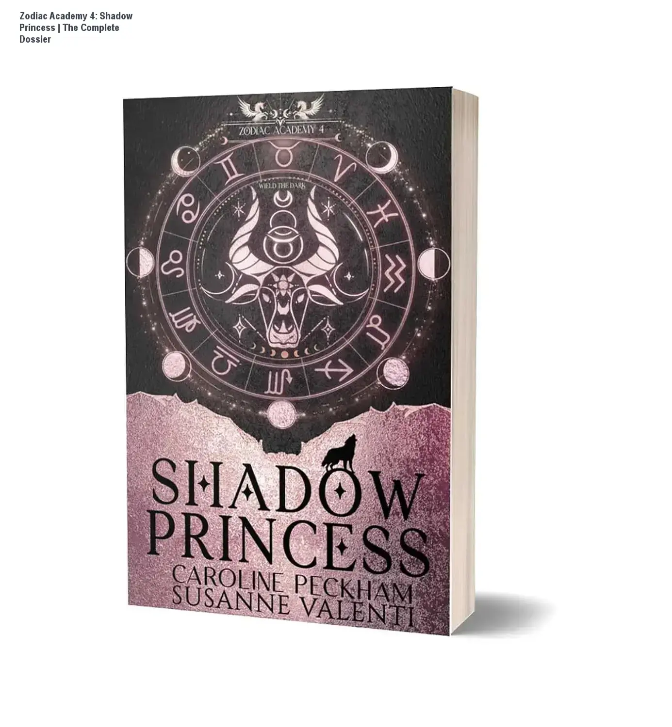 Zodiac Academy 4 Shadow Princess book cover with dark academia aesthetic