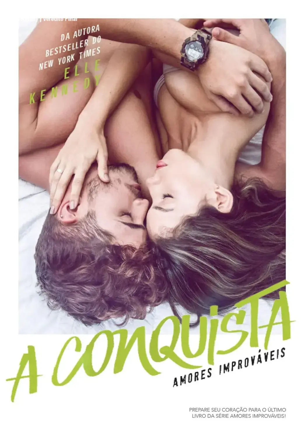 Capa do eBook A Conquista de Elle Kennedy, série Amores Improváveis