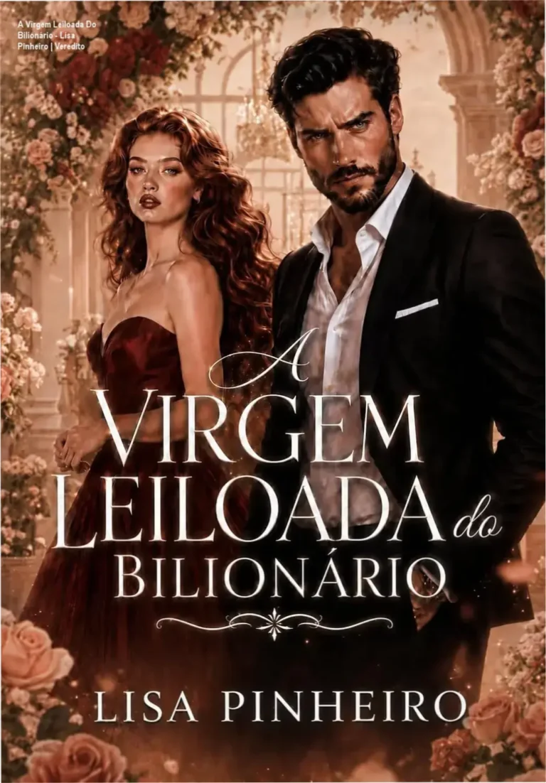 Capa do ebook A Virgem Leiloada Do Bilionário de Lisa Pinheiro, romance dark com temática de bilionário