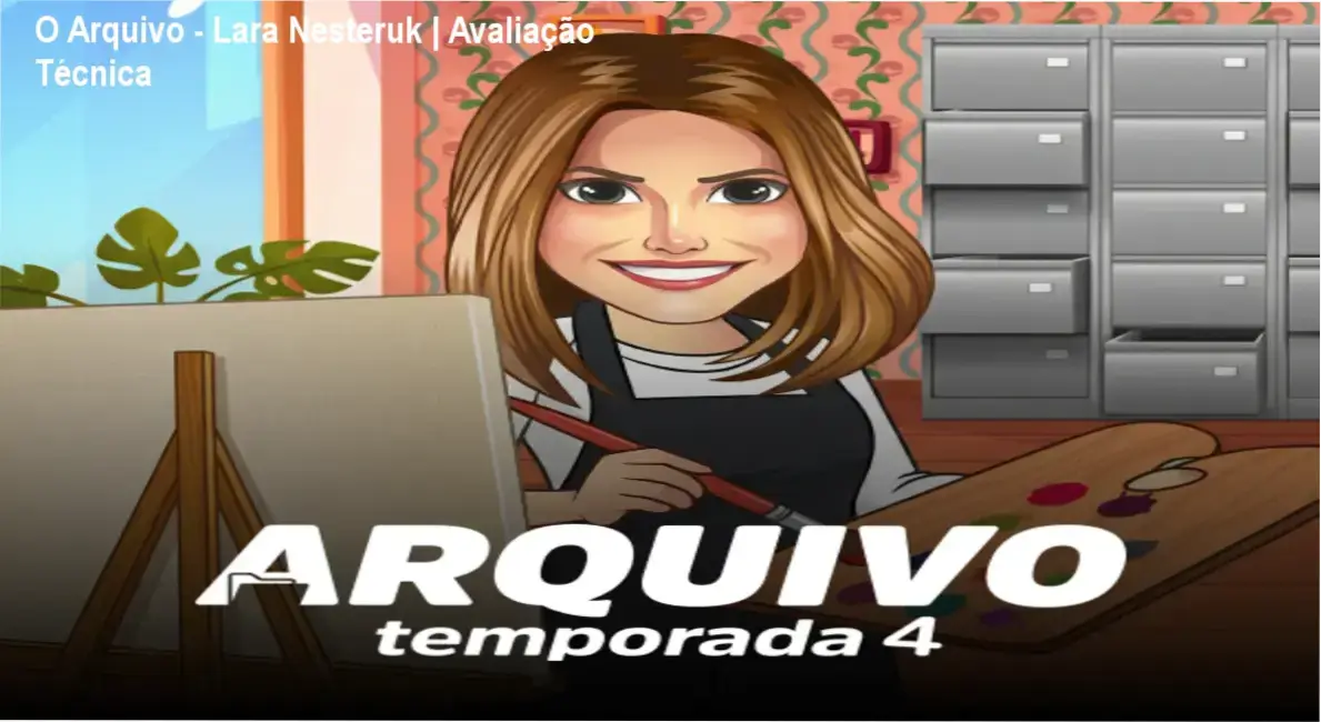 Interface do conteúdo O Arquivo de Lara Nesteruk para desenvolvimento pessoal