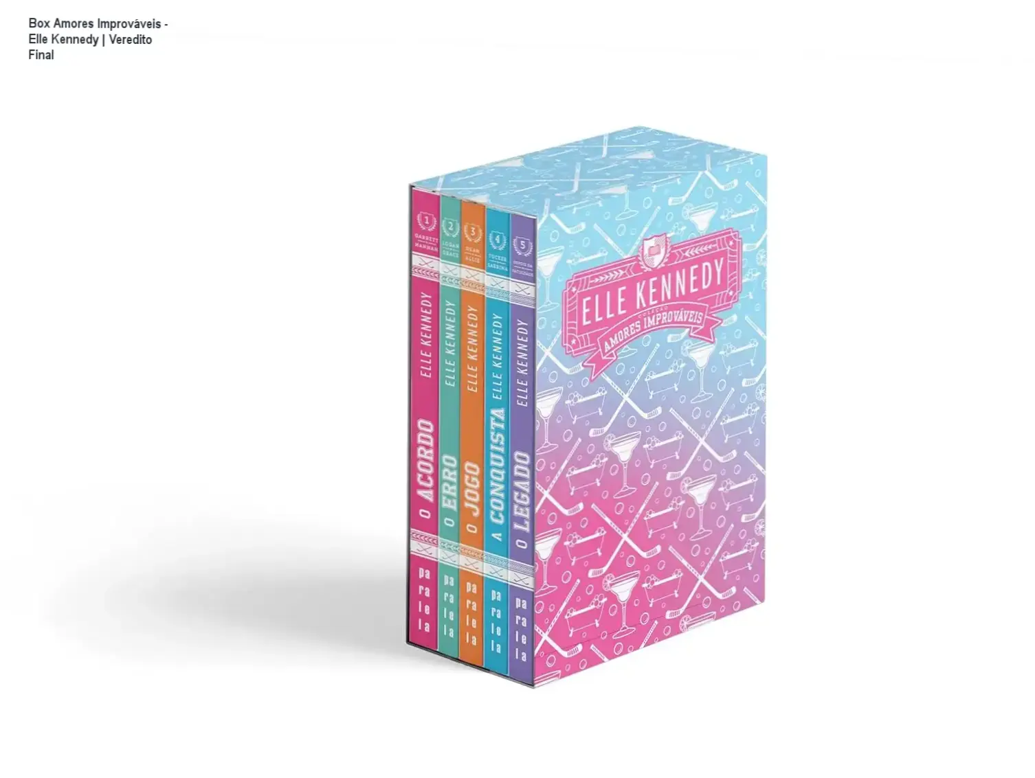 Box Amores Improváveis de Elle Kennedy nova edição com capas exclusivas