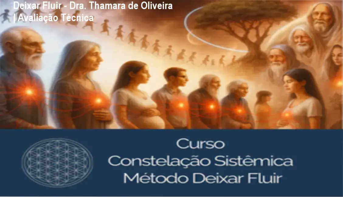 Dra. Thamara de Oliveira apresentando o curso de Constelação Familiar Sistêmica Deixar Fluir