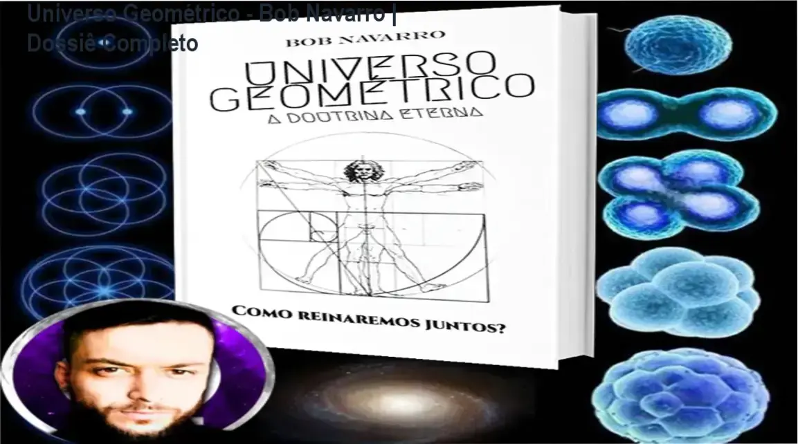 Capa do curso Universo Geométrico de Bob Navarro sobre Conscienciologia e Geometria Universal