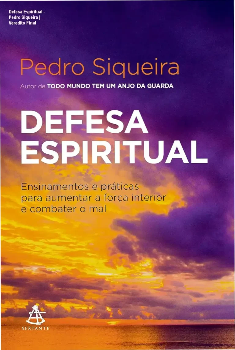 Capa do livro Defesa Espiritual de Pedro Siqueira sobre proteção psíquica