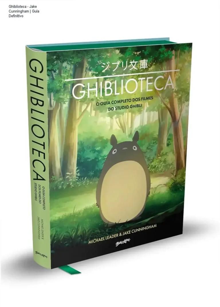 Livro Ghiblioteca guia completo dos filmes do Studio Ghibli capa dura