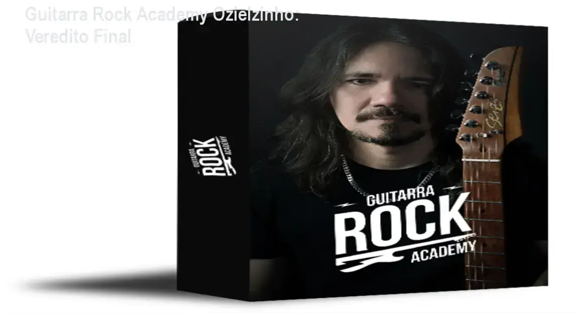 Interface do curso Guitarra Rock Academy de Ozielzinho focada em técnica de solo e improvisação