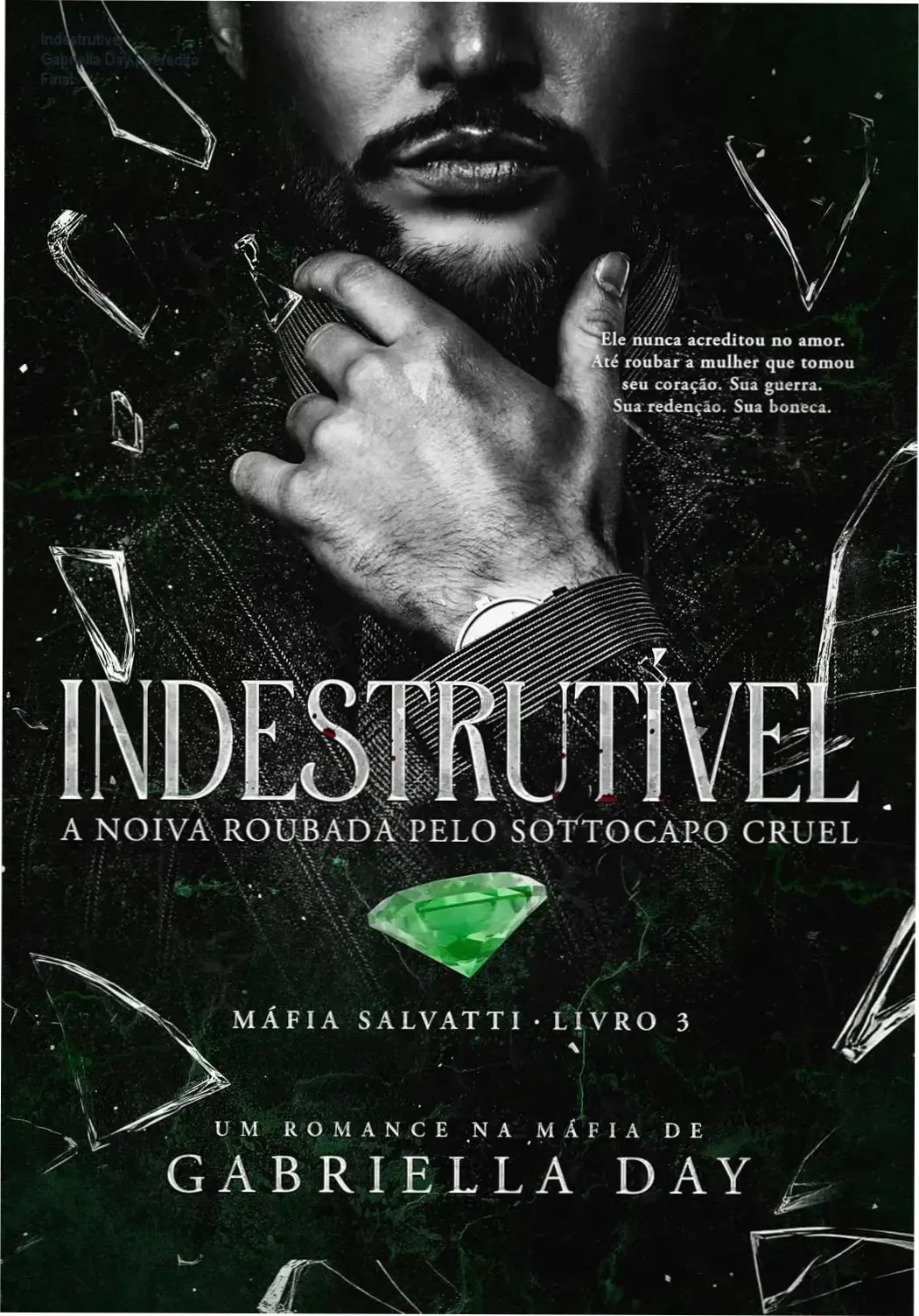 Capa do eBook Indestrutível de Gabriella Day, romance dark de máfia