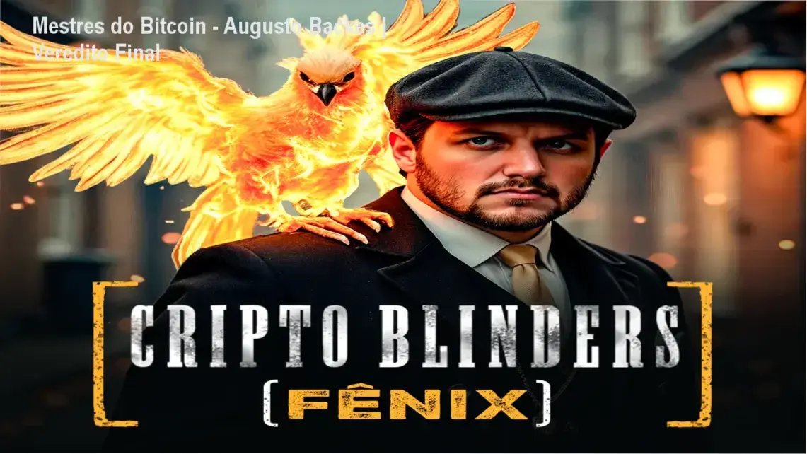 Capa do material Mestres do Bitcoin de Augusto Backes com foco em análise de criptomoedas