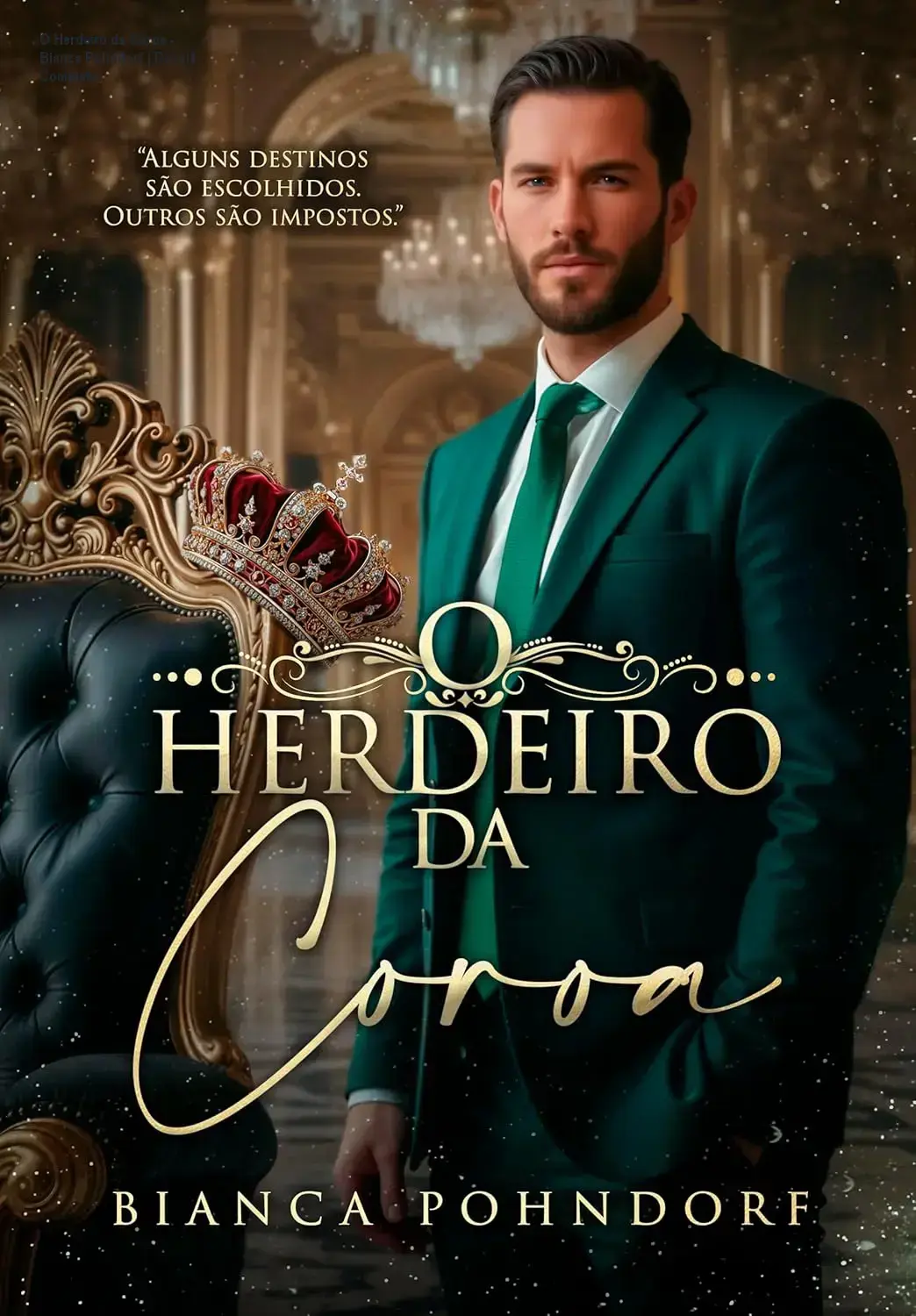 Capa do eBook O Herdeiro da Coroa de Bianca Pohndorf em dispositivo Kindle