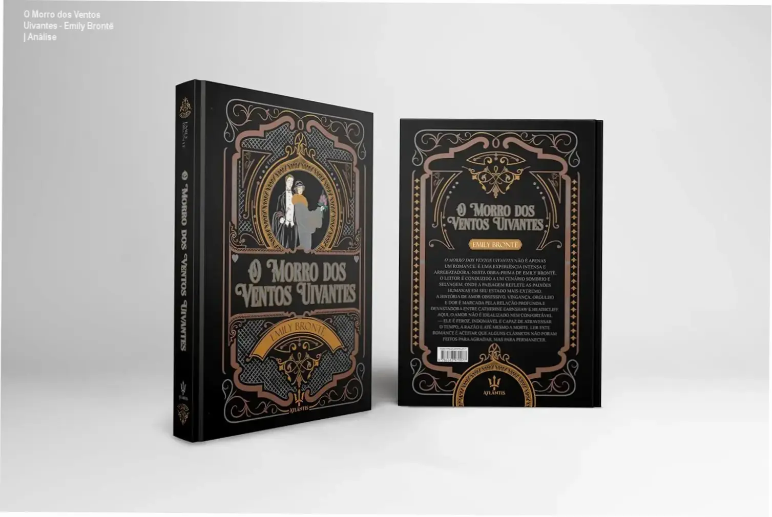 Capa do livro O Morro dos Ventos Uivantes, edição de luxo de Emily Brontë