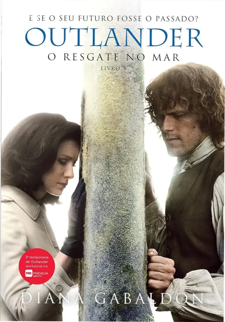 Capa do ebook O resgate no mar de Diana Gabaldon com elementos históricos da Escócia