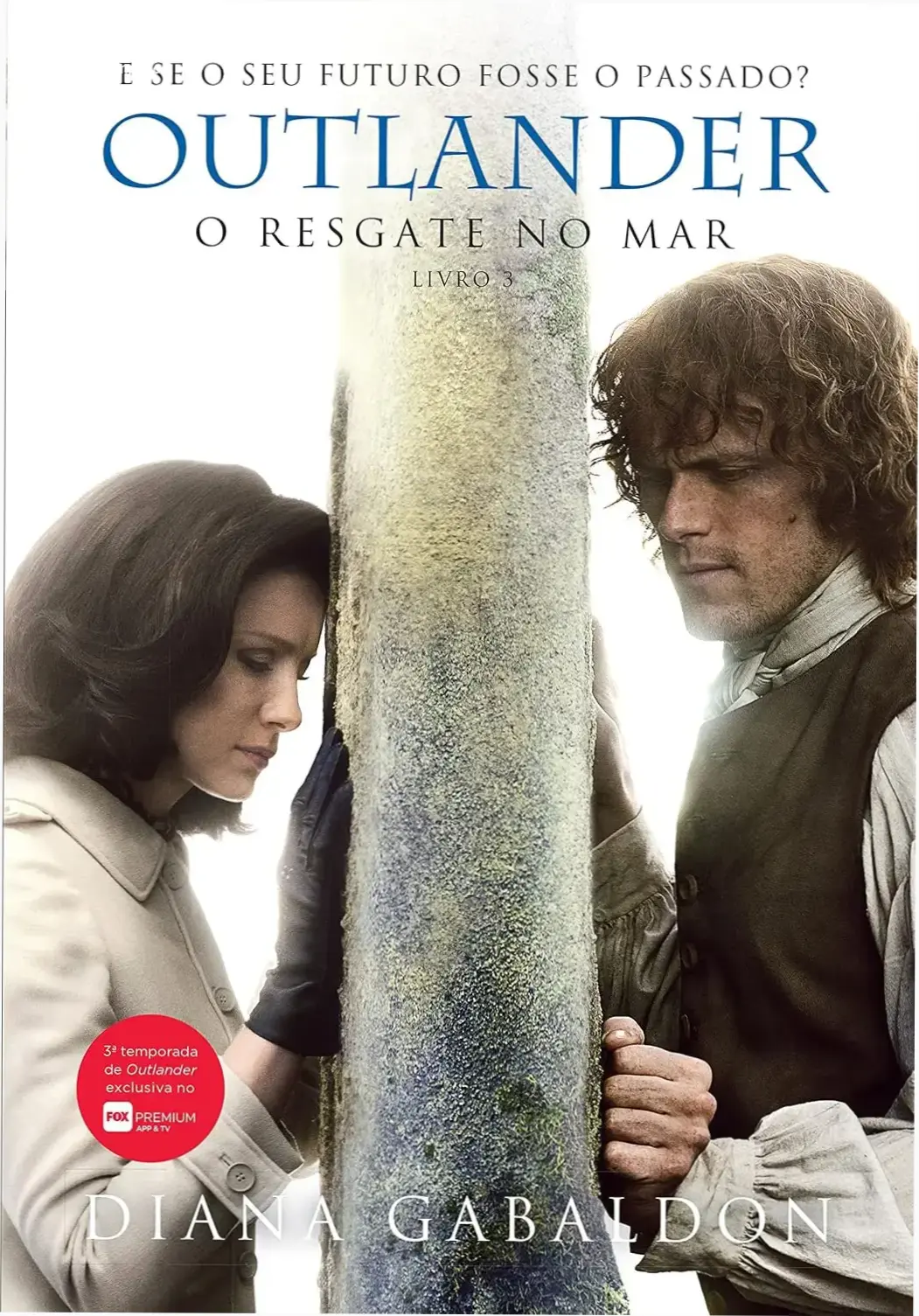 Capa do ebook O resgate no mar de Diana Gabaldon com elementos históricos da Escócia